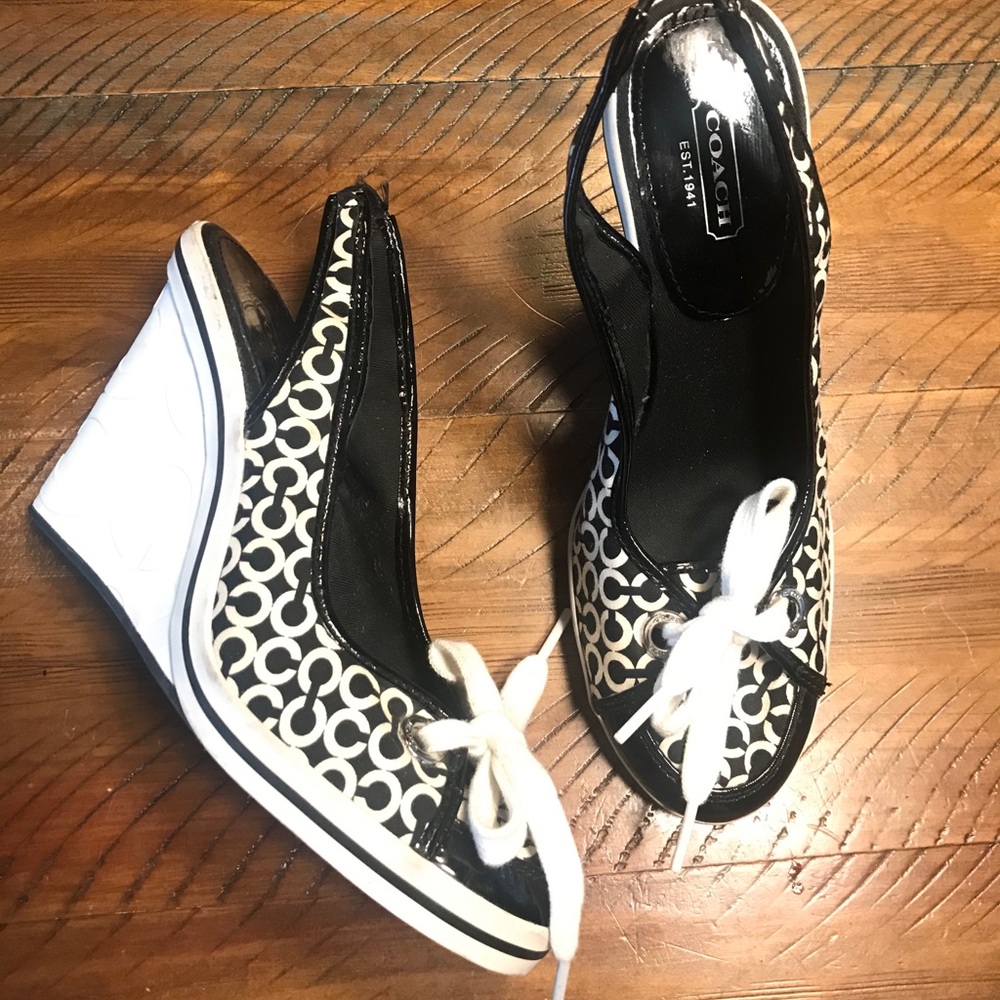 COACH Poppy Wedges